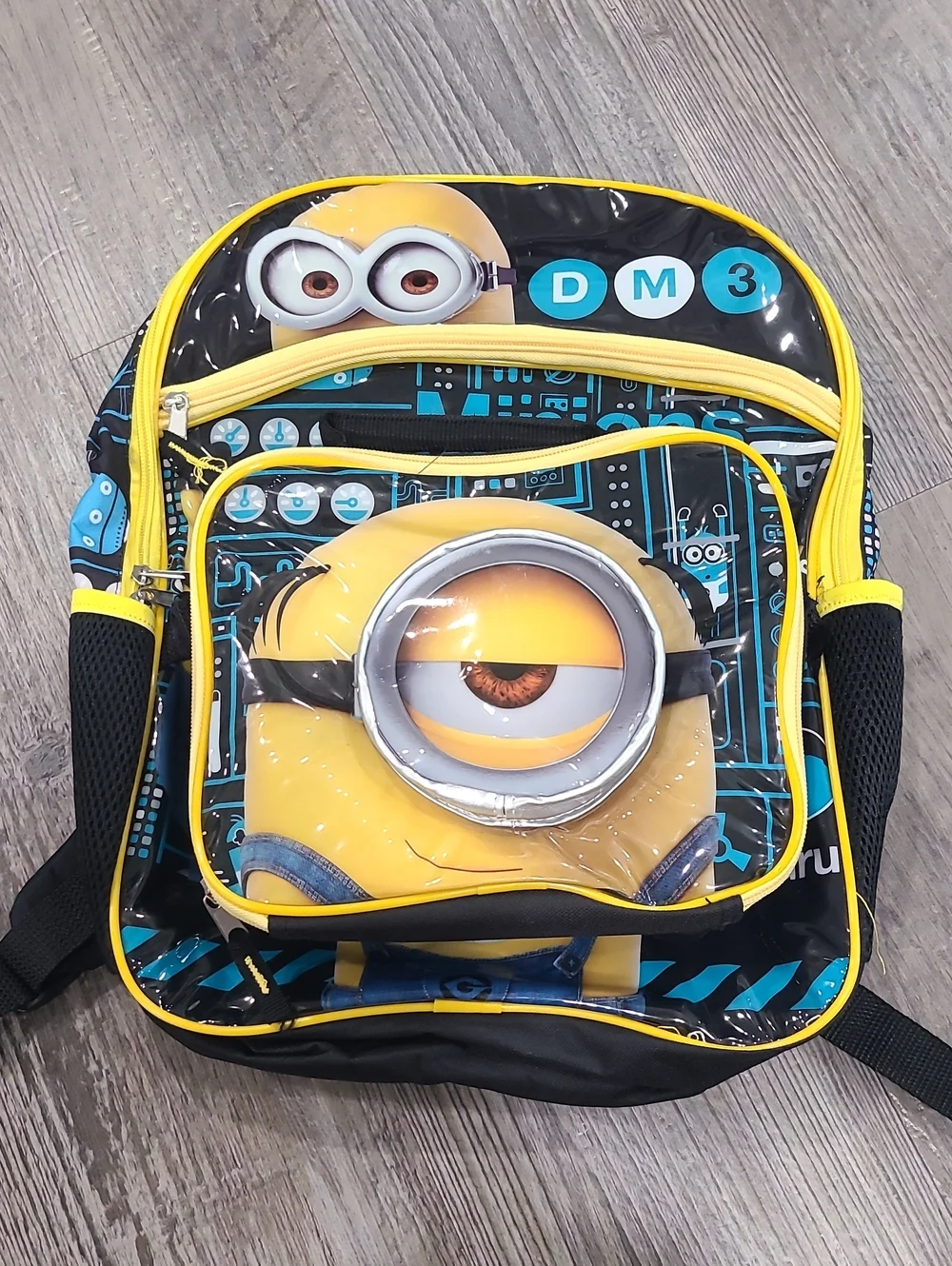 Despicable Me Minions Backpack with Lunch Box